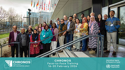 Local coordination teams during training session at IARC in February 2026